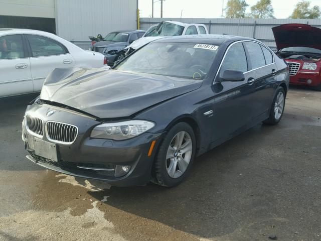 WBAXH5C53CDW08472 - 2012 BMW 528 XI BLACK photo 2