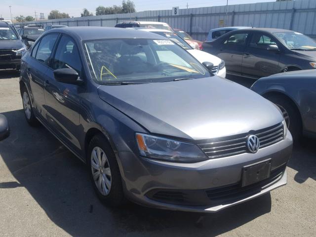 3VW2K7AJ3DM429023 - 2013 VOLKSWAGEN JETTA BASE Գրաֆիտ լուսանկար 1