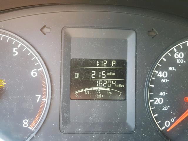 3VW2K7AJ3DM429023 - 2013 VOLKSWAGEN JETTA BASE Գրաֆիտ լուսանկար 8