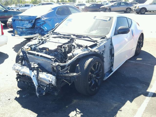 JN1AZ4EH7AM501271 - 2010 NISSAN 370Z WHITE photo 2