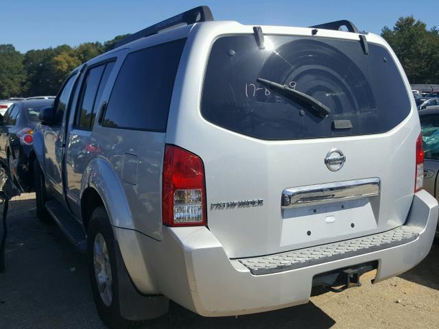 5N1AR18U97C610930 - 2007 NISSAN PATHFINDER SILVER photo 3