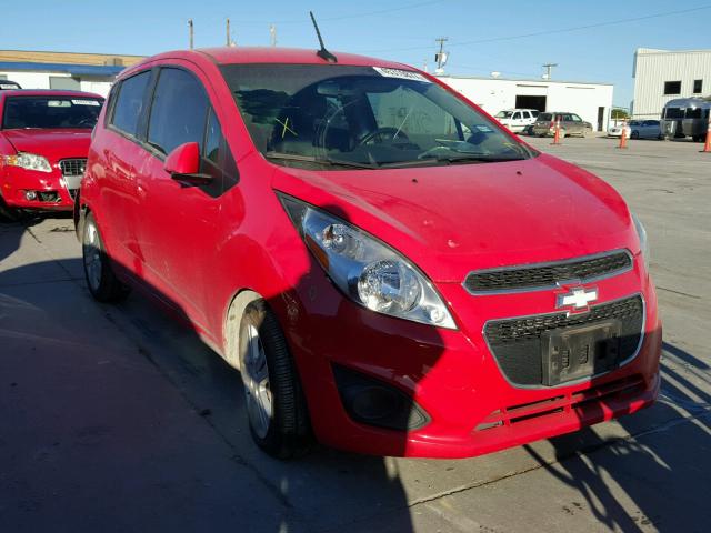 KL8CB6S99DC578701 - 2013 CHEVROLET SPARK LS RED photo 1