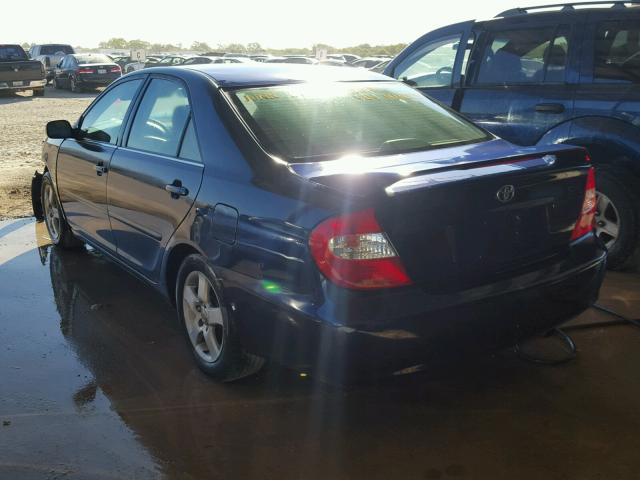 4T1BE32K13U185310 - 2003 TOYOTA CAMRY LE 蓝色 照片 3