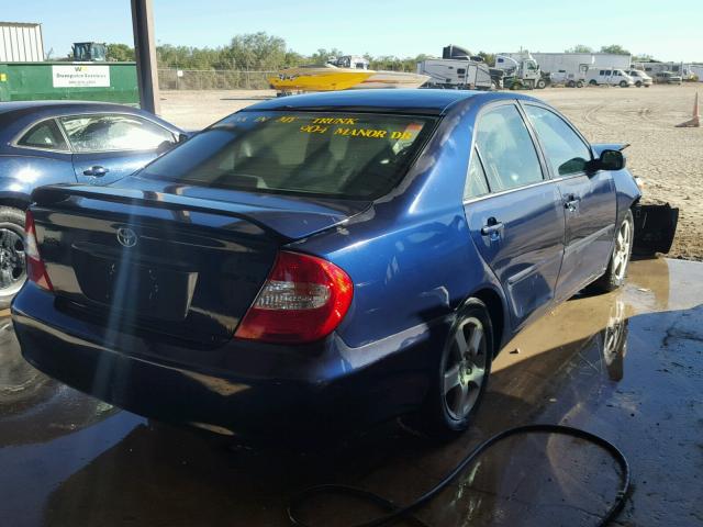 4T1BE32K13U185310 - 2003 TOYOTA CAMRY LE 蓝色 照片 4