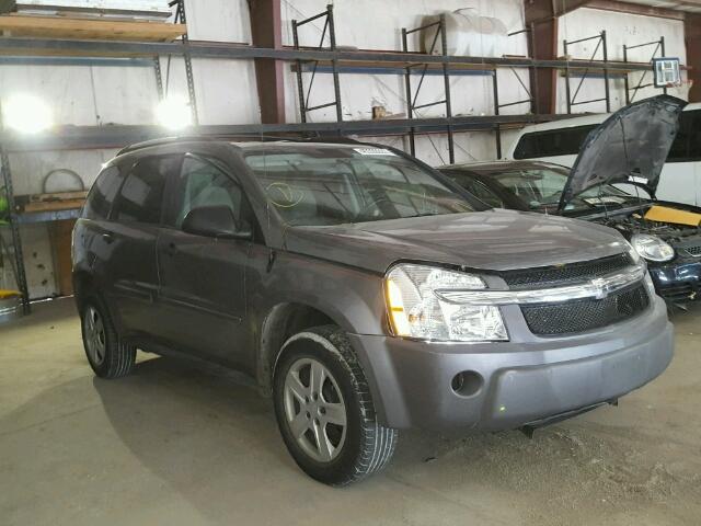 2CNDL23F956165219 - 2005 CHEVROLET EQUINOX GRAY photo 1