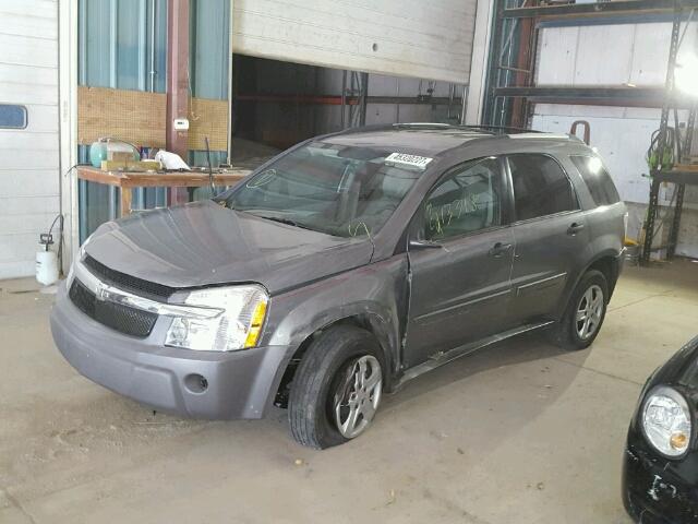 2CNDL23F956165219 - 2005 CHEVROLET EQUINOX GRAY photo 2