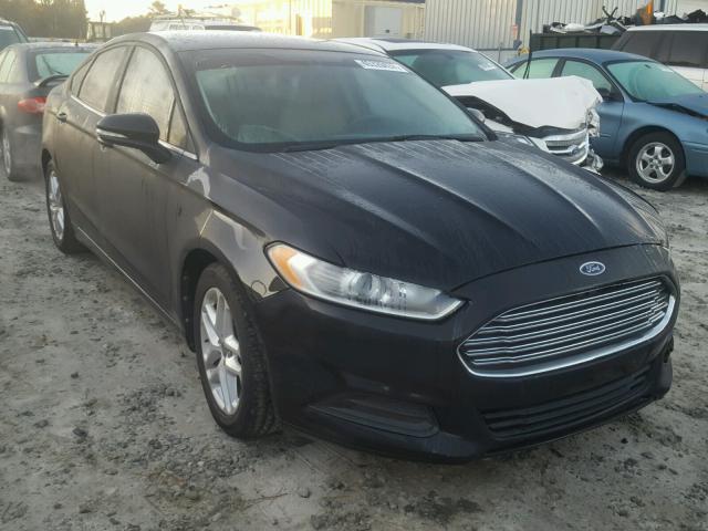 3FA6P0H70DR211413 - 2013 FORD FUSION SE BLACK photo 1