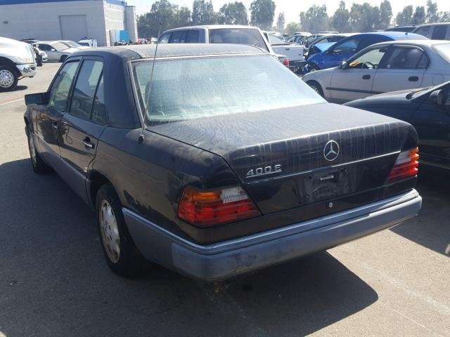 WDBEA34E9NB812823 - 1992 MERCEDES-BENZ 400 E BLACK photo 3