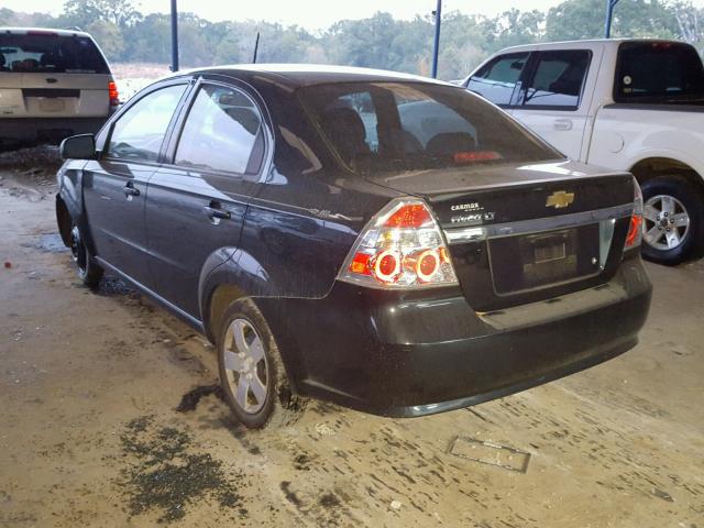KL1TD5DE0BB199117 - 2011 CHEVROLET AVEO LS 黑色 照片 3