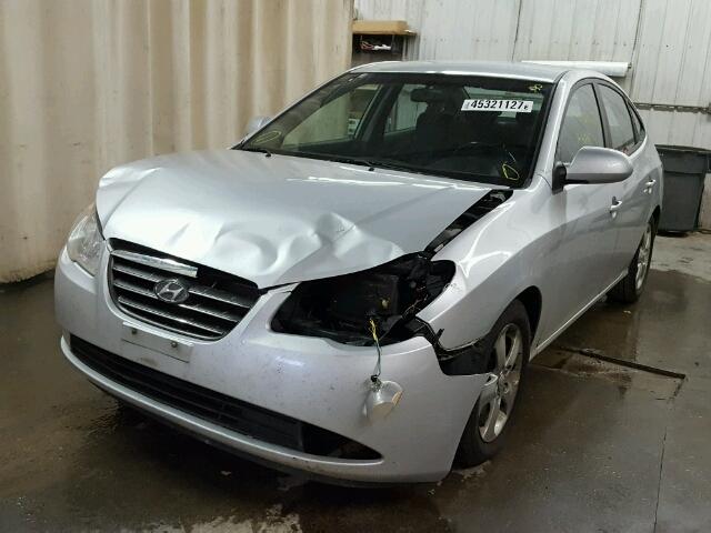 KMHDU46DX8U334902 - 2008 HYUNDAI ELANTRA SILVER photo 2