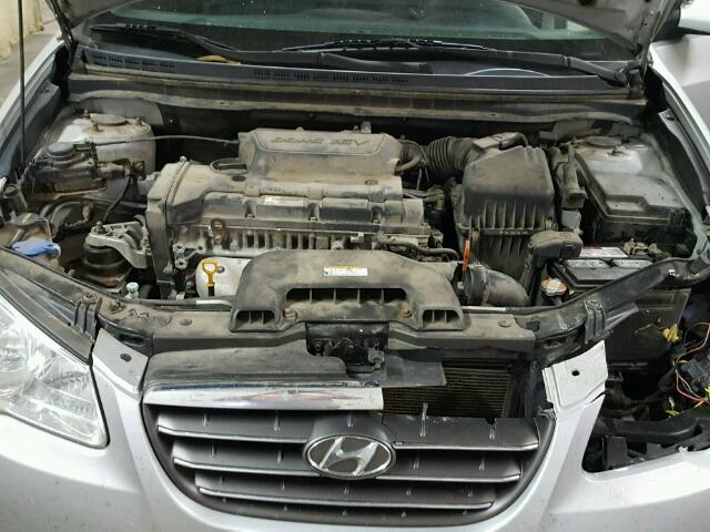 KMHDU46DX8U334902 - 2008 HYUNDAI ELANTRA SILVER photo 7