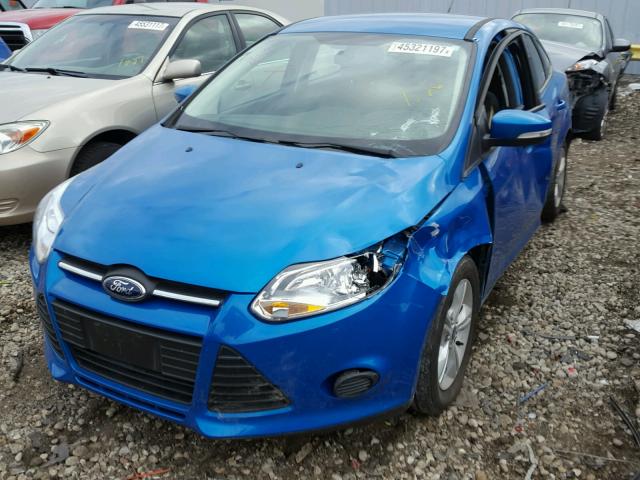 1FADP3F26EL441764 - 2014 FORD FOCUS SE BLUE photo 2