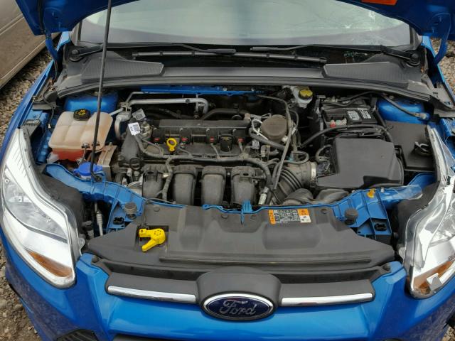 1FADP3F26EL441764 - 2014 FORD FOCUS SE BLUE photo 7