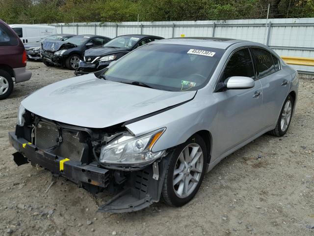 1N4AA51E19C854005 - 2009 NISSAN MAXIMA S SILVER photo 2