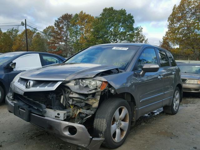 5J8TB18208A020498 - 2008 ACURA RDX GRAY photo 2