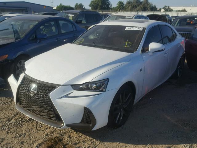 JTHBA1D24H5044118 - 2017 LEXUS IS 200T WHITE photo 2