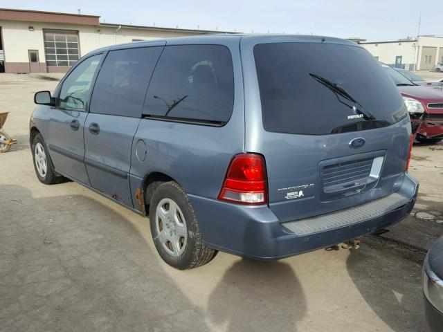 2FMZA50664BB28264 - 2004 FORD FREESTAR S BLUE photo 3