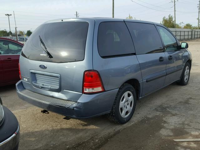 2FMZA50664BB28264 - 2004 FORD FREESTAR S BLUE photo 4