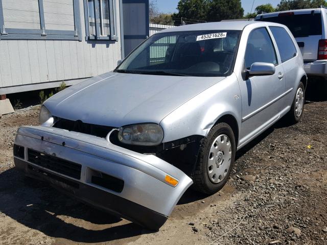 9BWBK61J734048479 - 2003 VOLKSWAGEN GOLF GL SILVER photo 2