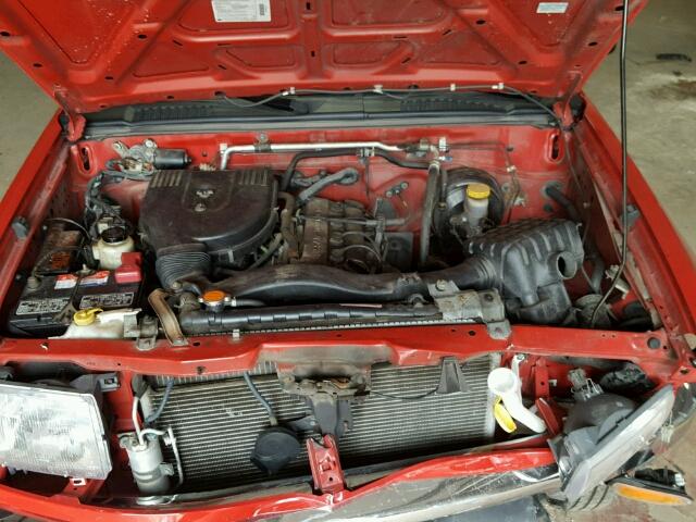 1N6DD21S5XC332491 - 1999 NISSAN FRONTIER X RED photo 7