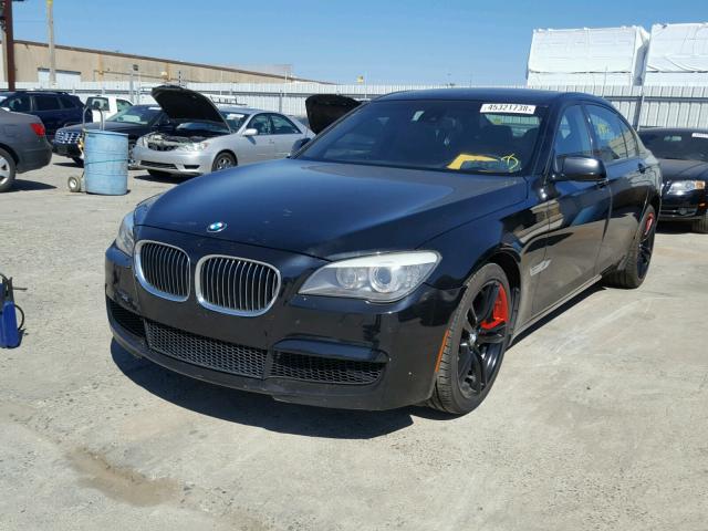 WBAKB8C59BCY65816 - 2011 BMW 750LI BLACK photo 2