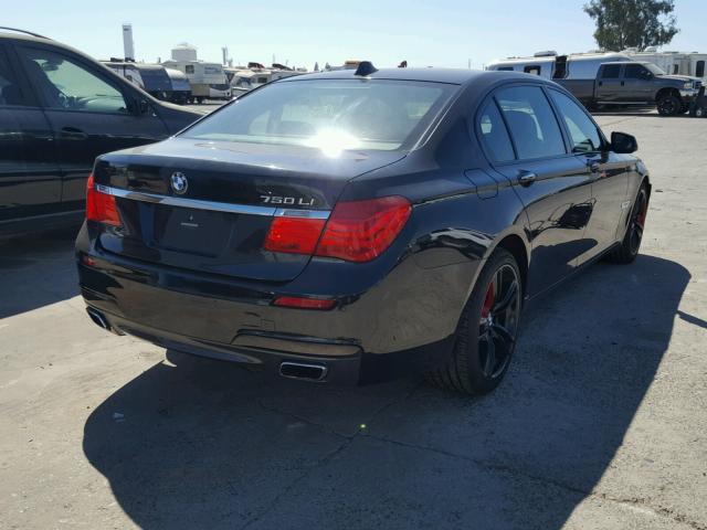 WBAKB8C59BCY65816 - 2011 BMW 750LI BLACK photo 4