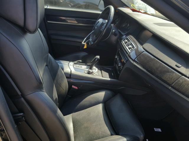 WBAKB8C59BCY65816 - 2011 BMW 750LI BLACK photo 5