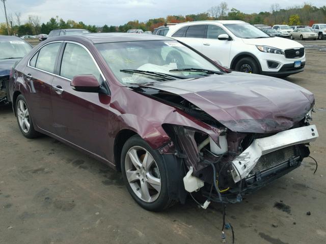 JH4CU2F65BC011813 - 2011 ACURA TSX BURGUNDY photo 1