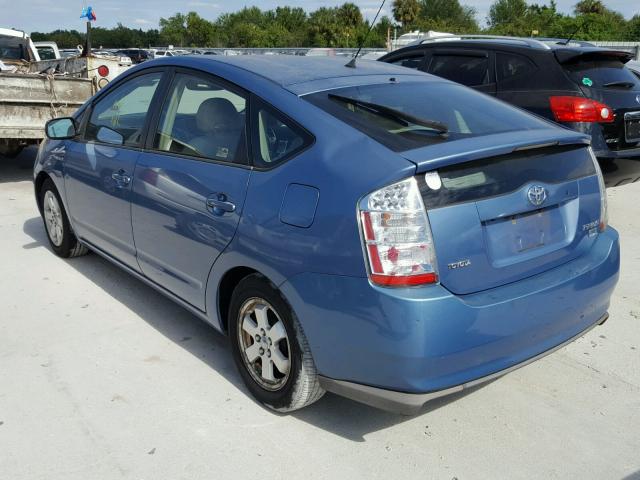 JTDKB20UX87702279 - 2008 TOYOTA PRIUS BLUE photo 3