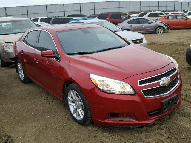 1G11D5RR3DF109586 - 2013 CHEVROLET MALIBU 1LT RED photo 1