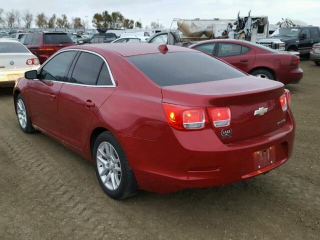 1G11D5RR3DF109586 - 2013 CHEVROLET MALIBU 1LT 红色 照片 3