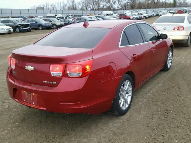 1G11D5RR3DF109586 - 2013 CHEVROLET MALIBU 1LT 红色 照片 4