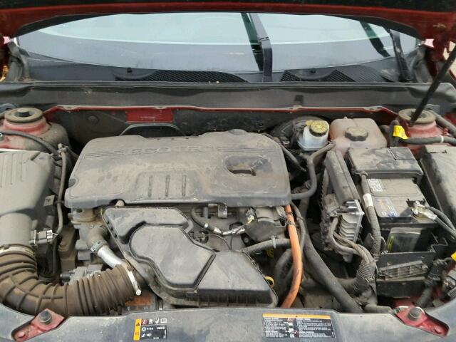 1G11D5RR3DF109586 - 2013 CHEVROLET MALIBU 1LT 红色 照片 7