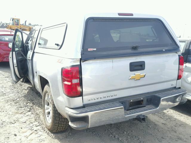 1GCVKREC4EZ253879 - 2014 CHEVROLET SILVERADO SILVER photo 3