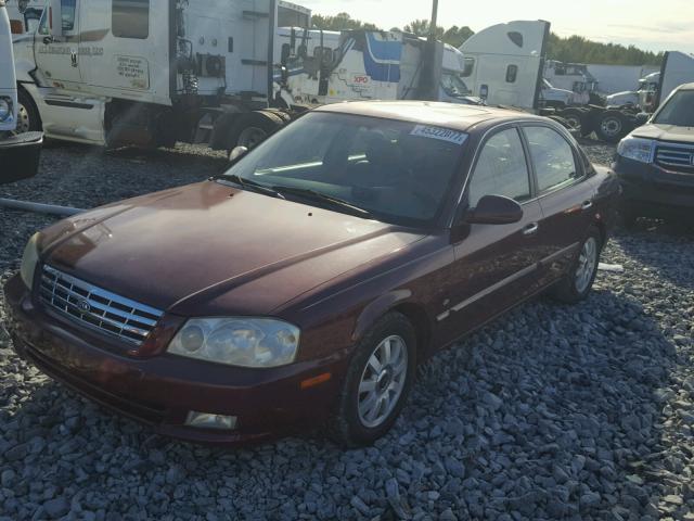 KNAGD126715059509 - 2001 KIA OPTIMA BURGUNDY photo 2