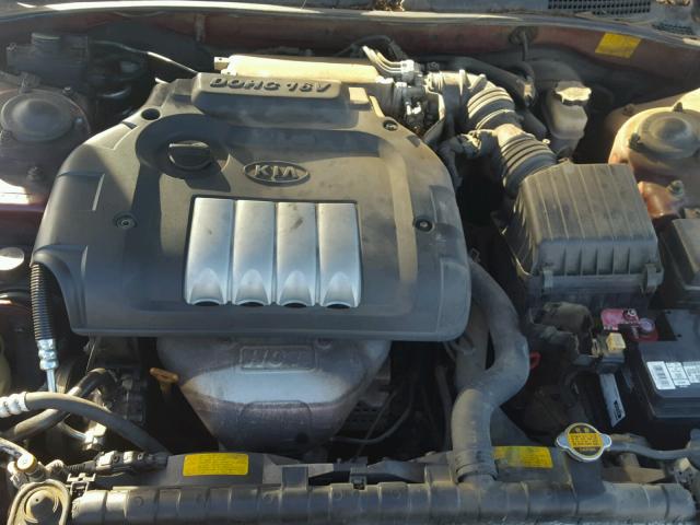 KNAGD126715059509 - 2001 KIA OPTIMA BURGUNDY photo 7