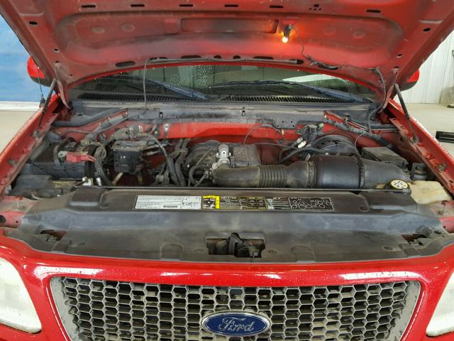 1FTRX07243KC19773 - 2003 FORD F150 RED photo 7