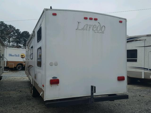 4YDT29B299L600812 - 2009 LARE CAMPER WHITE photo 3