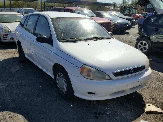 KNADC163226084819 - 2002 KIA RIO CINCO WHITE photo 1