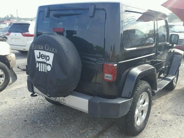 1C4AJWBG3EL180904 - 2014 JEEP WRANGLER S BLACK photo 4