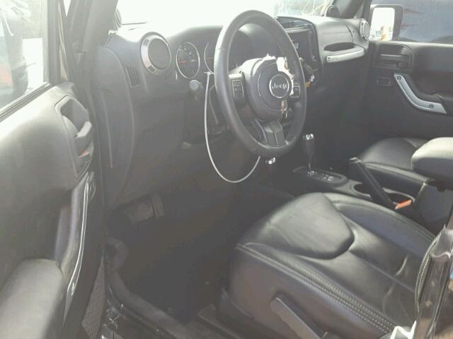 1C4AJWBG3EL180904 - 2014 JEEP WRANGLER S BLACK photo 9