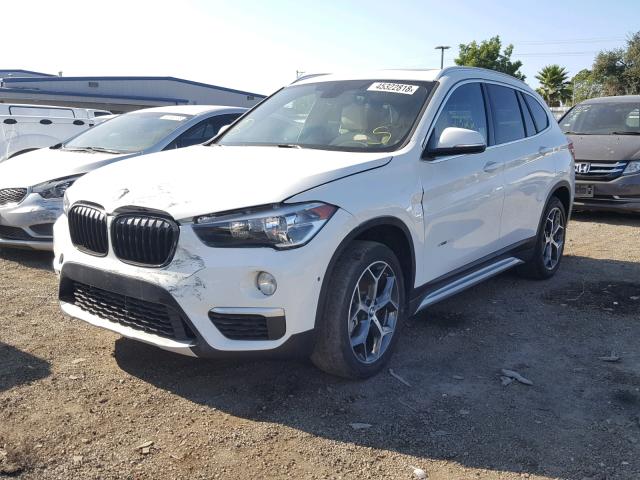 WBXHU7C33J5H39587 - 2018 BMW X1 SDRIVE2 WHITE photo 2