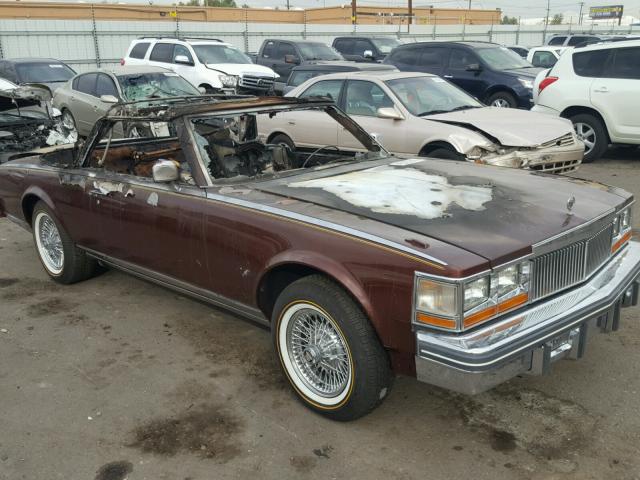 6S69B99455999 - 1979 CADILLAC SEVILLE BURGUNDY photo 1