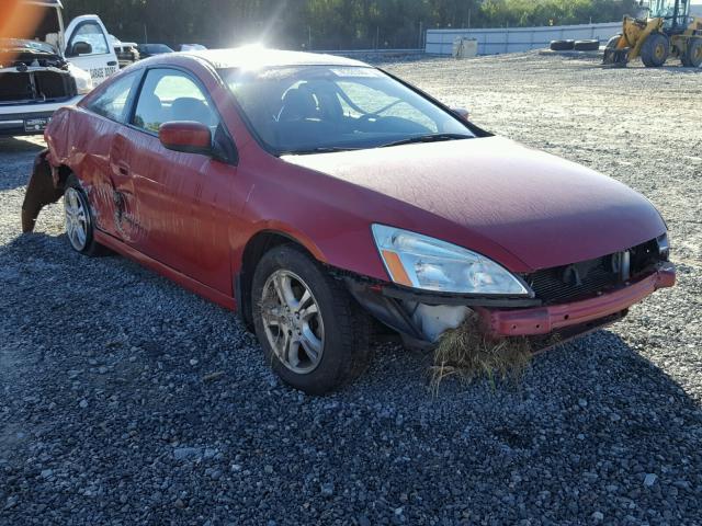 1HGCM72796A022295 - 2006 HONDA ACCORD EX RED photo 1