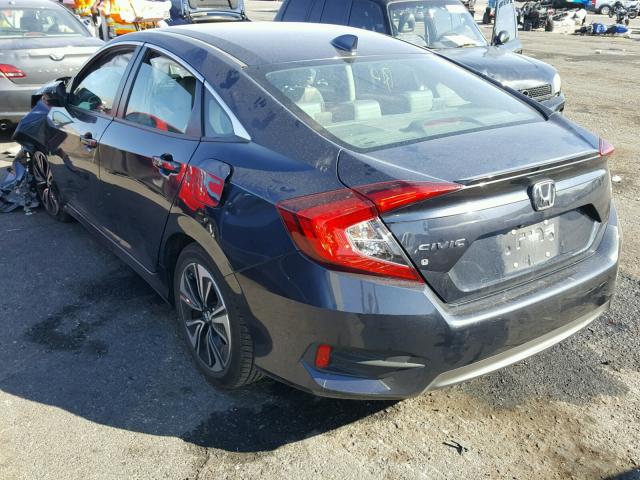 19XFC1F35GE005124 - 2016 HONDA CIVIC EX ლურჯი ფოტო 3