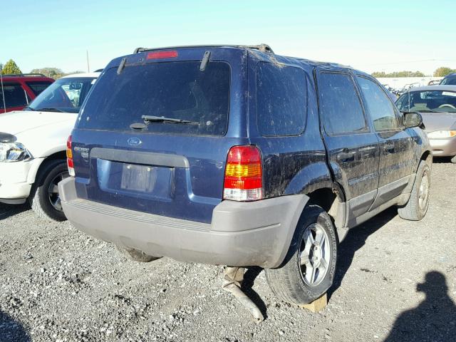 1FMYU03192KB16165 - 2002 FORD ESCAPE BLUE photo 4