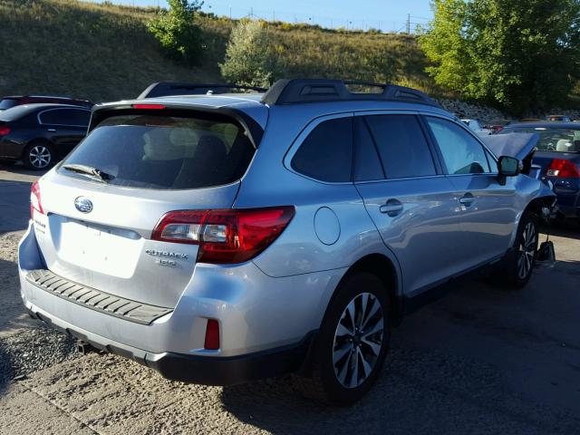 4S4BSENC8F3224770 - 2015 SUBARU OUTBACK 3. SILVER photo 4