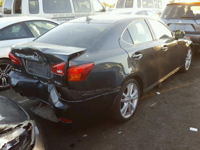 JTHBK262775040045 - 2007 LEXUS IS GRAY photo 4