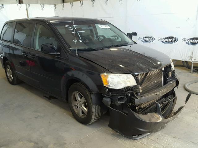 2D4RN3DG8BR700832 - 2011 DODGE GRAND CARA BLACK photo 1