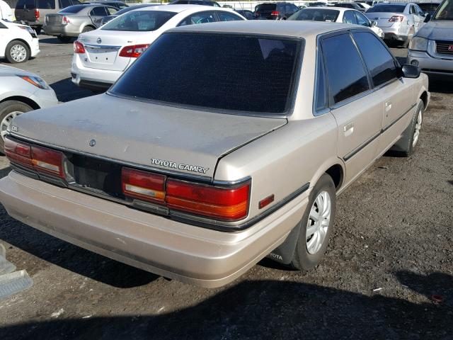 4T1SV21E1MU293952 - 1991 TOYOTA CAMRY DLX TAN photo 4